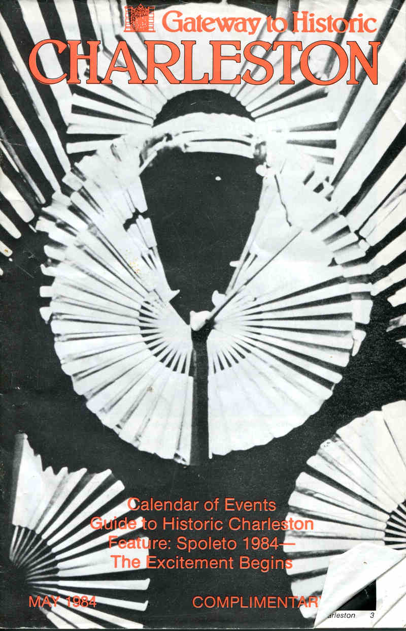 Secrets Handspan Theatre black and white program cover Charleston 1984 