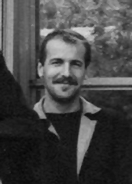 Peter Charlton Handspan Theatre black and white head shot of a man
